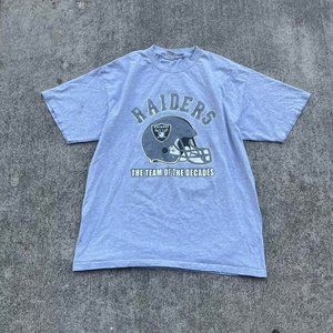 Vintage 90s Raiders The Team Of Decades TND T Shirt
